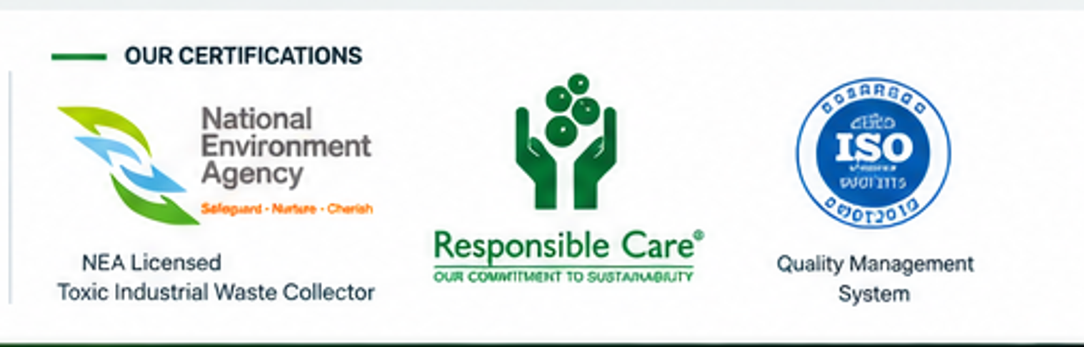 NEA, Responsible Care and ISO certifications